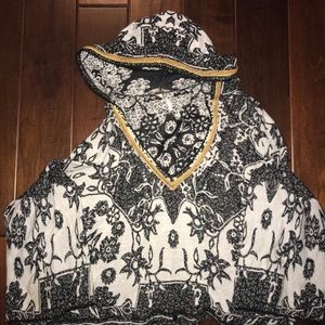 Free People Poncho with Hood